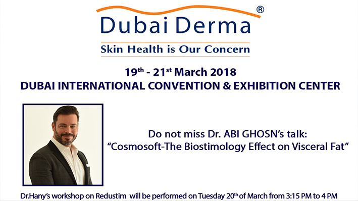 DUBAI : Introducing COSMOSOFT French Technologies at DUBAI DERMA International Congress.